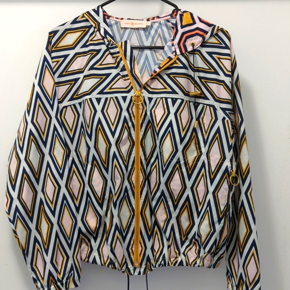 Tory Burch hooded windbreaker